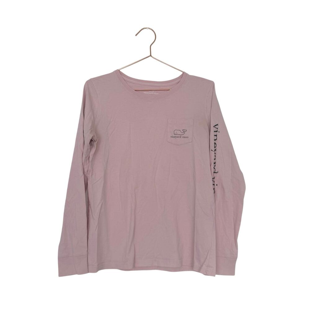 Vineyard Vines Men's Light Pink Long Sleeve Tee